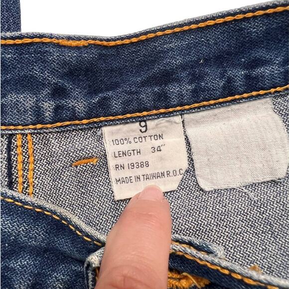 PENTIMENTO BRITTANIA Vintage 80s High Waisted Straight Leg Jeans Women's 25x29 - Picture 11 of 13